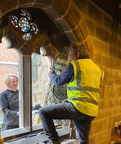 ST. MARY'S CHURCH SHREWSBURY.  vestry